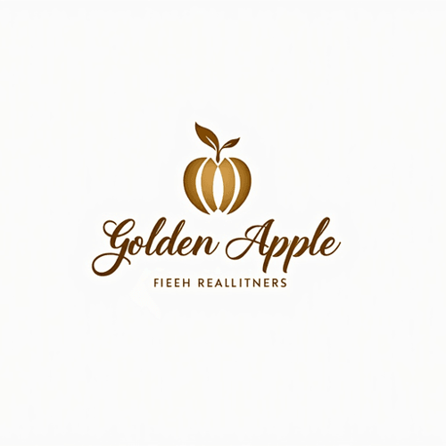 AI Design for "Create a calligraphic, elegant logo for a premium yoga and pilates boutique studio named 'Golden Apple.' The design should feature a stylized, flowing apple icon that symbolizes luxury, vitality and balance. Incorporate refined, calligraphic lines and simplicity in the apple icon and studio name lettering. Use a sophisticated color palette of white and gold to convey tranquility and sophistication. The calligraphic style should feel both modern and timeless, evoking a sense of awe and high-end branding. The logo should appeal to a discerning clientele seeking a premium yoga and pilates experience and elevate your studio's signage, marketing materials and merchandise. Aim for a minimalistic yet elegant design that stands out."