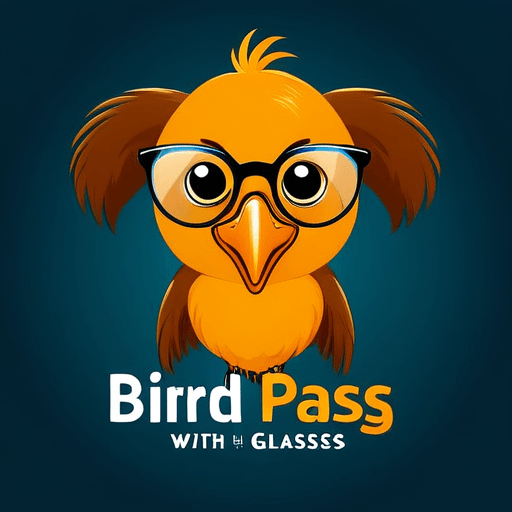 bird with glasses