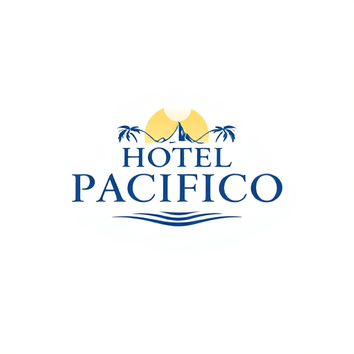 Professional logo design. hotel pacifico. wordmark