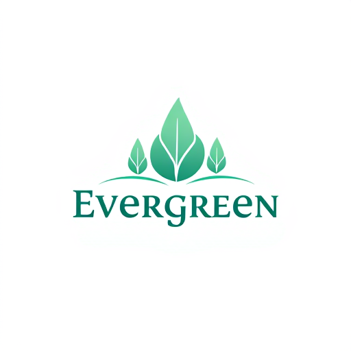 Professional logo design. Evergreen aqua 