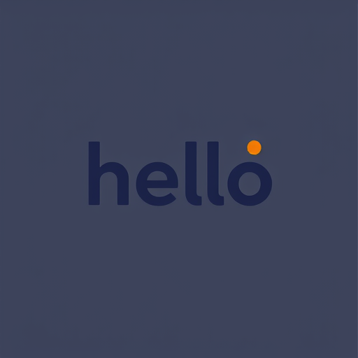 Professional logo design. hello wordmark