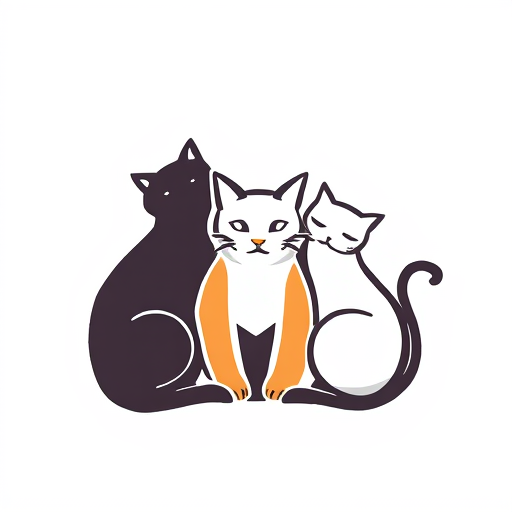 Professional logo design. cats