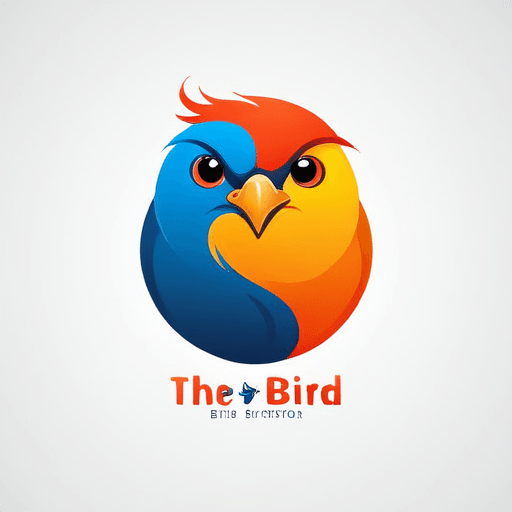 Professional logo design. logo of a bird <lora:sdxlbase20:1>