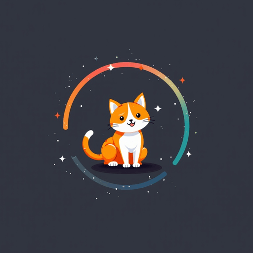 Professional logo design. cat