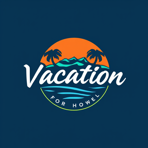 Professional logo design. Vacation word mark