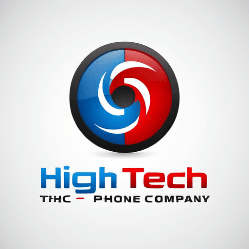 Professional logo design. high tech phone company logo <lora:sdxlbase20:1>