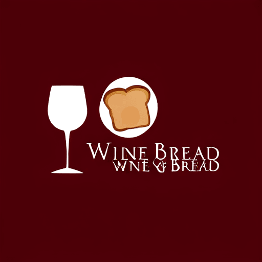 Professional logo design. wine and bread <lora:sdxlbase20:1>