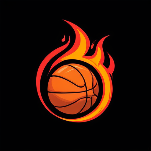 Professional logo design. basketball fire shot logo <lora:sdxlbase20:1>