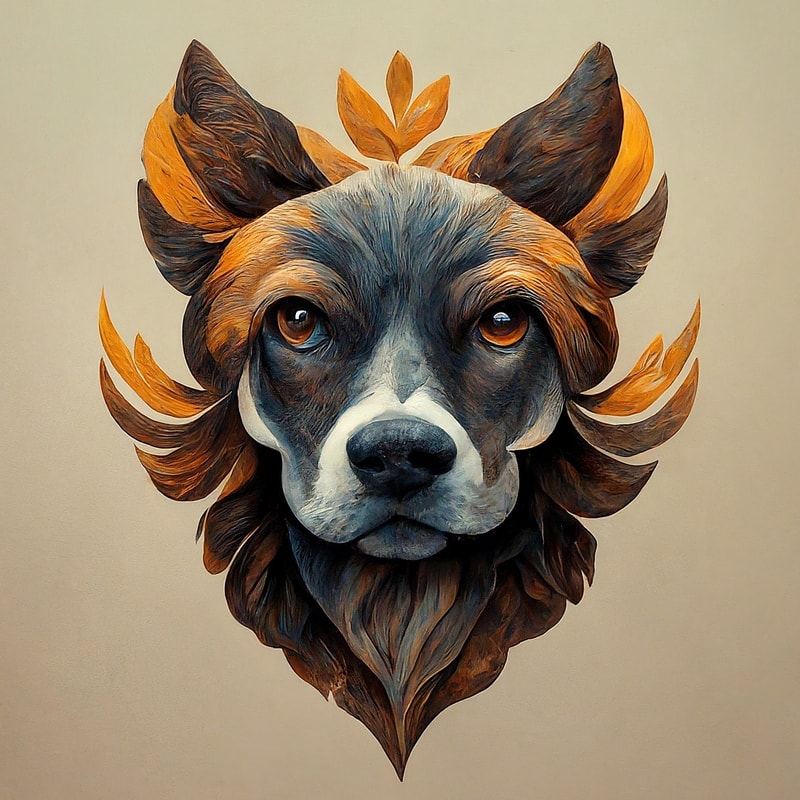 Professional logo design. dog