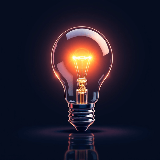 Professional logo design. genius bulb