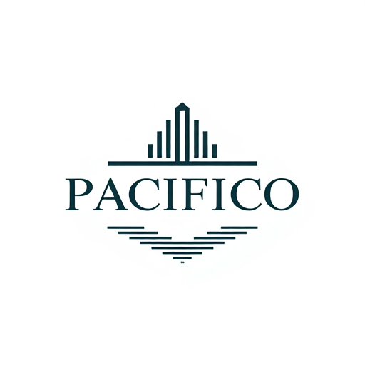Professional logo design. hotel pacifico. letterform