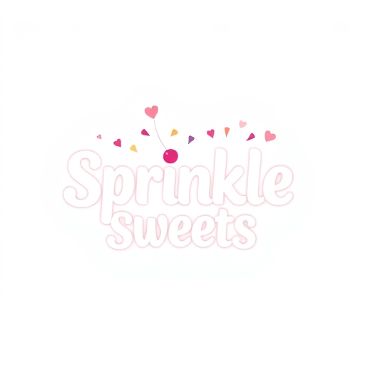 Professional logo design. Create a playful logo for "Sprinkle Sweets," with fun fonts and pastel colors.