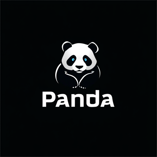 Professional logo design. Panda 