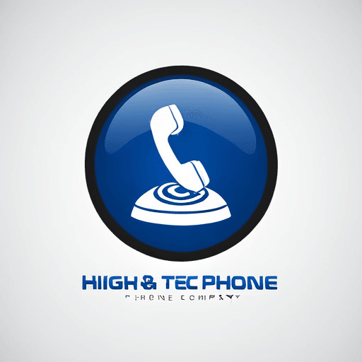 Professional logo design. high tech phone company logo <lora:sdxlbase20:1>