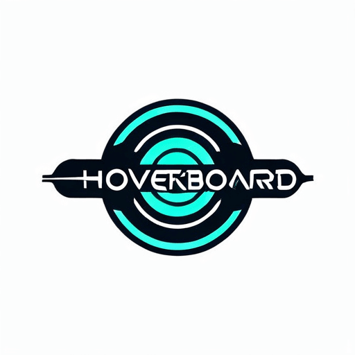 Professional logo design. hoverboard logo. cool. futuristic. skateboard element. add HOVER text <lora:sdxlbase20:1>