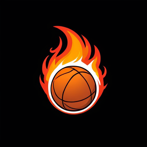 Professional logo design. basketball fire shot logo <lora:sdxlbase20:1>