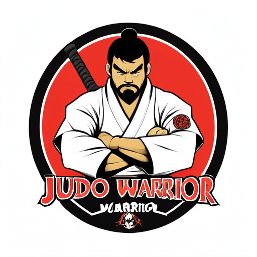 Professional logo design. judo warrior <lora:sdxlbase20:1>
