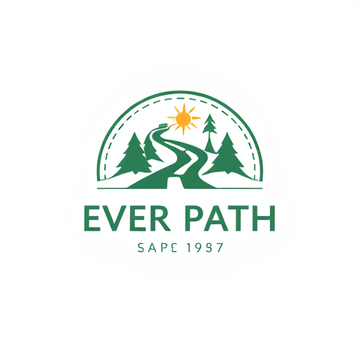 Professional logo design. Ever path emblem 