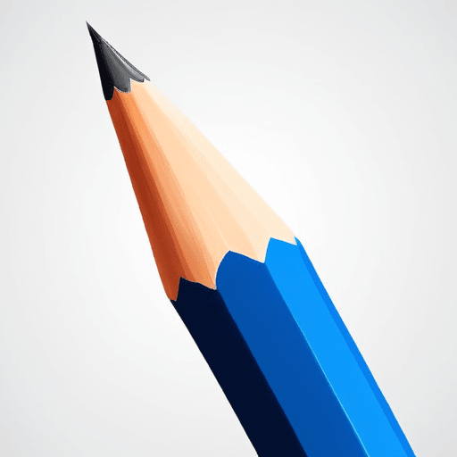 Professional logo design. close up of pencil tip for drawing compnay <lora:sdxlbase20:1>