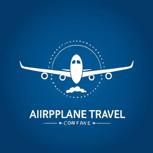 Professional logo design. airplane travel comany, with clouds <lora:sdxlbase20:1>