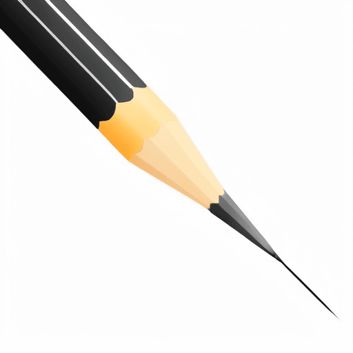 Professional logo design. logo for PenTip. close up of pencil tip for drawing <lora:sdxlbase20:1>