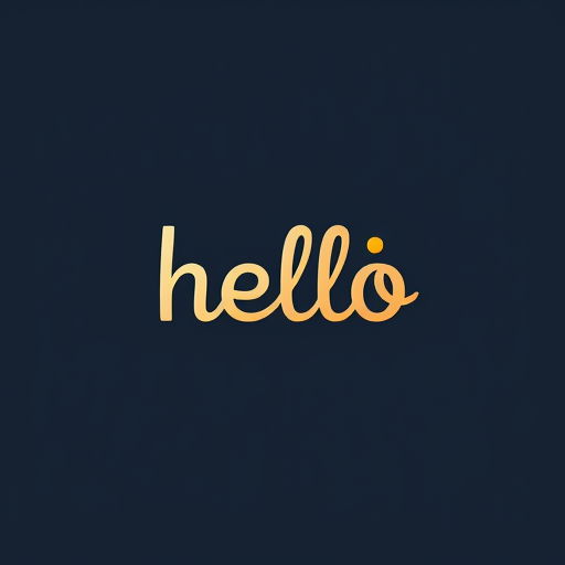 Professional logo design. hello wordmark