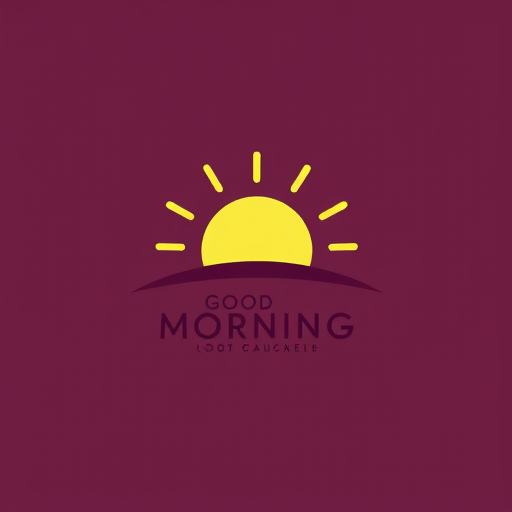 Professional logo design. Good morning