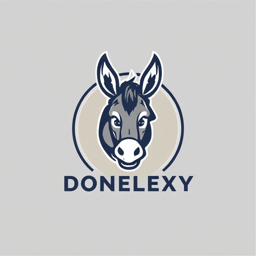 Professional logo design. Donkey 