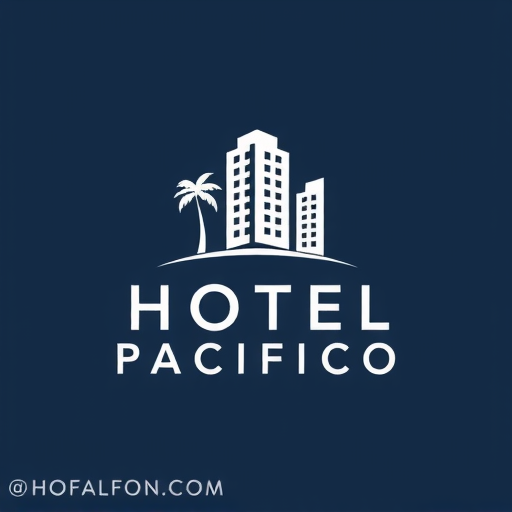 Professional logo design. hotel pacifico. letterform