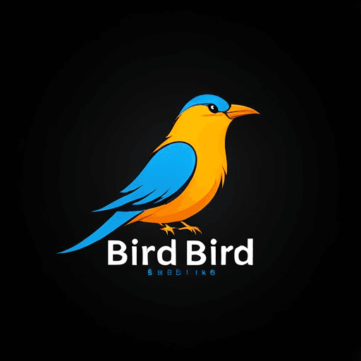 Professional logo design. logo of a bird <lora:sdxlbase20:1>
