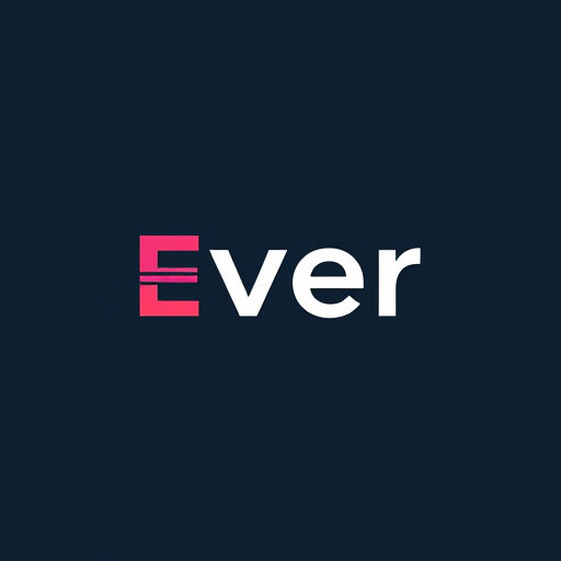 Professional logo design. Ever path letter form 