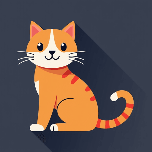 Professional logo design. cat