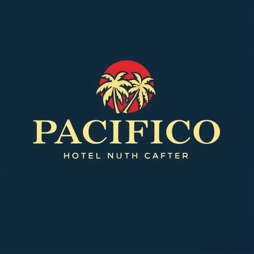 Professional logo design. hotel pacifico. letterform