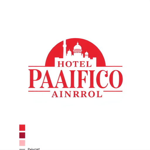 Professional logo design. hotel pacifico. letterform