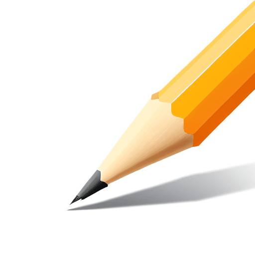 Professional logo design. close up of pencil tip for drawing compnay called PenTip <lora:sdxlbase20:1>