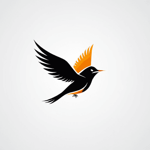 Professional logo design. bird fly <lora:sdxlbase20:1>
