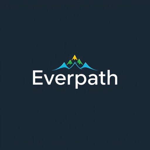 Professional logo design. Everpath abstract