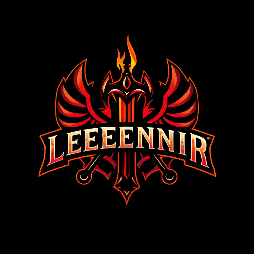 Professional logo design. legendary weapon