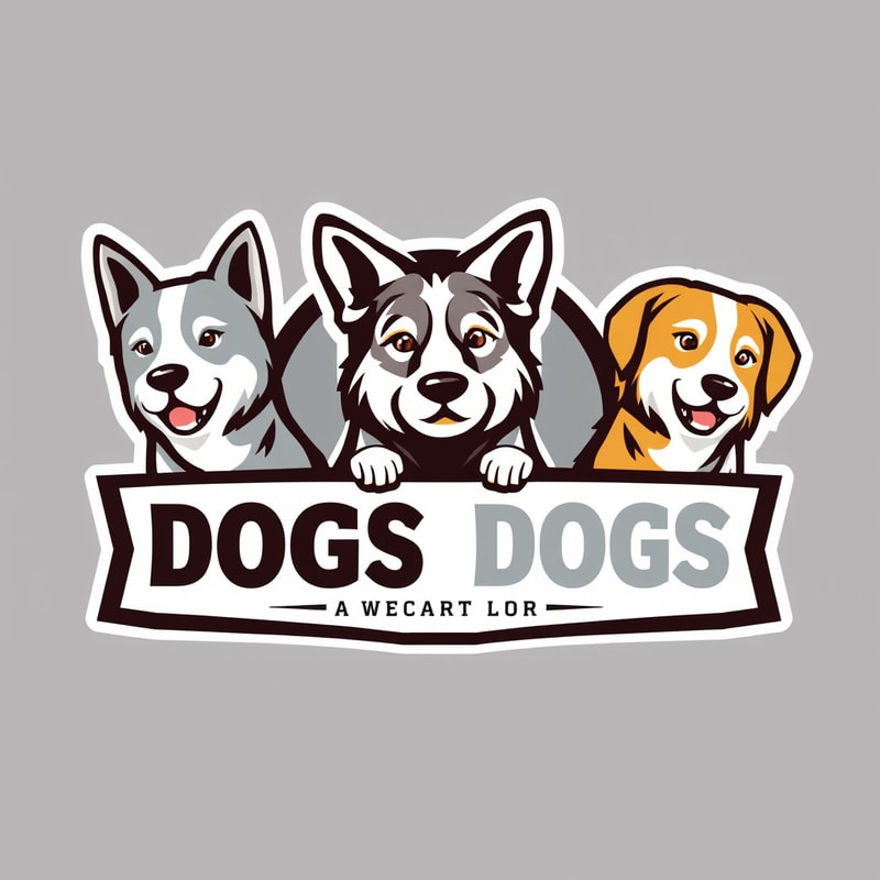 Professional logo design. dogs