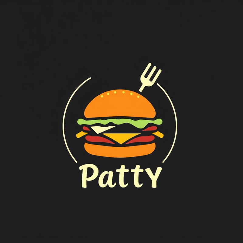 Professional logo design. Design a playful logo for a gourmet burger restaurant, “Mighty Patty.”