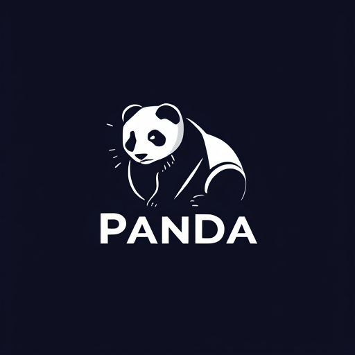 Professional logo design. panda