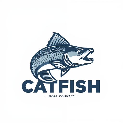 Professional logo design. Catfish 