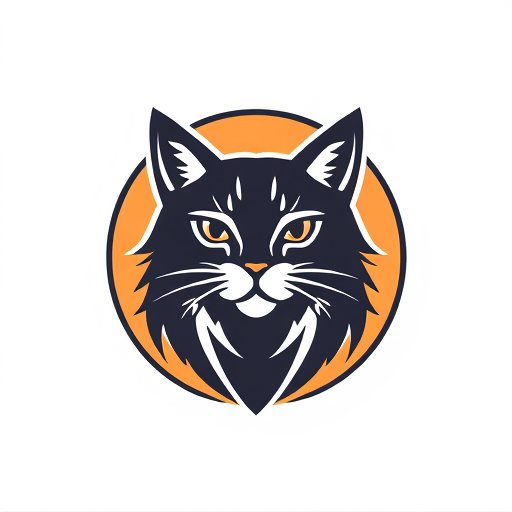 Professional logo design. cat