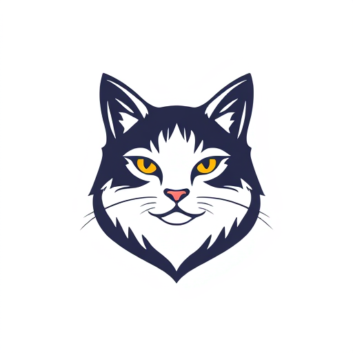Professional logo design. cat