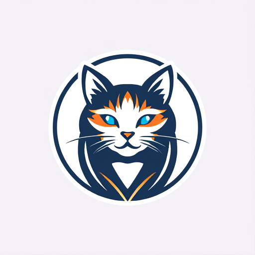 Professional logo design. cat