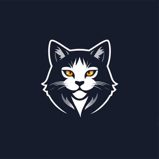 Professional logo design. cat