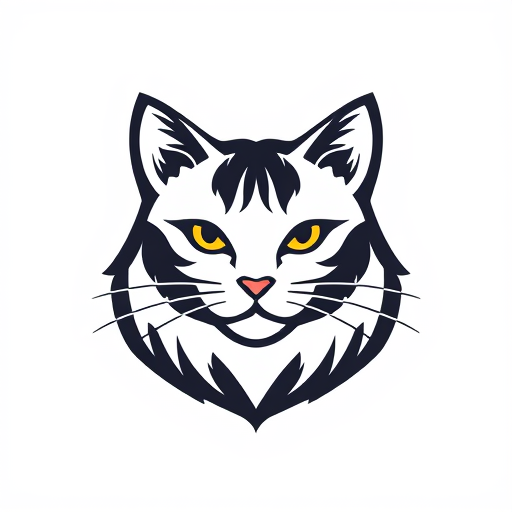Professional logo design. cat