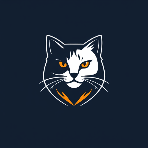 Professional logo design. cat