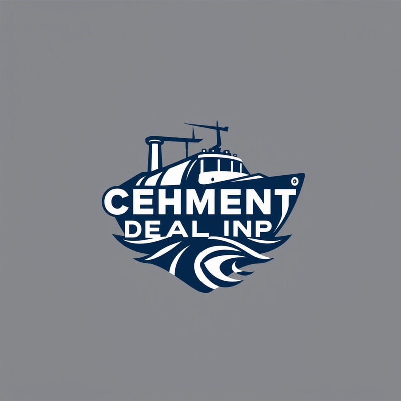 Professional logo design. Design a logo for cement dealership ship bussiness using hermetic laws 