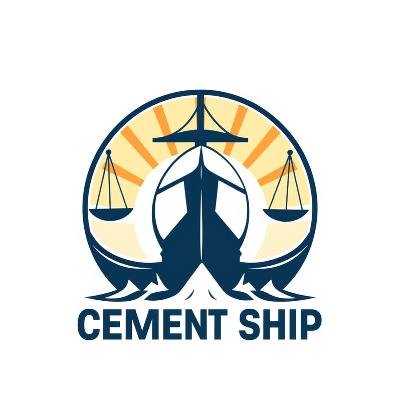 Professional logo design. Design a logo for cement dealership ship bussiness using hermetic laws 
